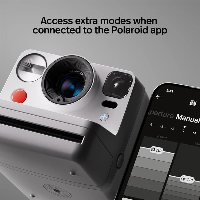 Alt view image 7 of 7 - Now+ 3rd Generation I-Type Instant Film Camera - Bluetooth Connected App Controlled - Coral - Camera Only No Film (9162)