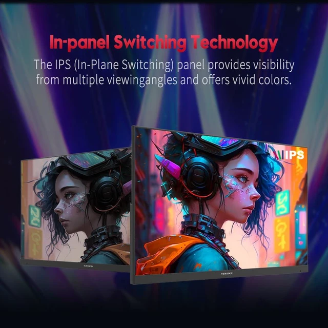 Alt view image 4 of 7 - 27 Inch Gaming Monitor 1080p 144hz, 1ms IPS FHD Computer Monitor with 110% sRGB, Bluelight Filter, HDMI & VGA Port, Support Wall Mount