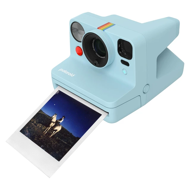 Alt view image 2 of 7 - Now+ 3rd Generation I-Type Instant Film Camera - Bluetooth Connected App Controlled - Arctic Blue - Camera Only No Film (9163)
