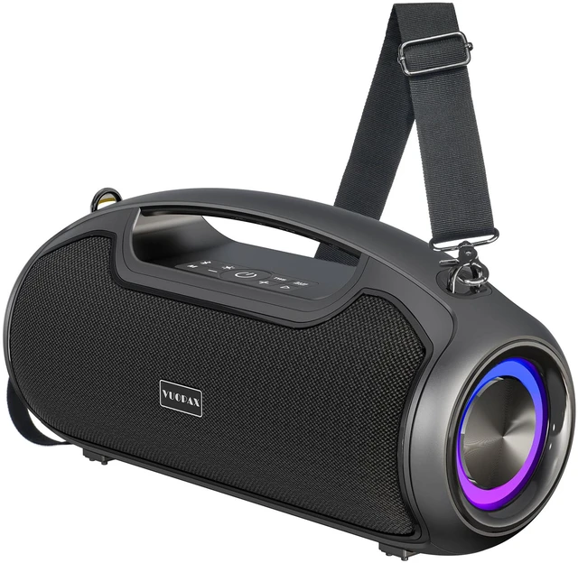 Main image of Upgrade Portable Bluetooth Speakers Wireless, 200W PEAK Loud Outdoor Speaker with Deep Bass, IP65 Waterproof, BT5.4, USB-C, RGB Lights, for Party, Camping, Beach, Large Workshop, Garage, 24H Playtime