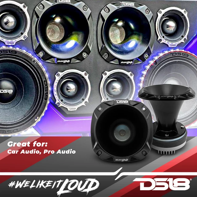 Alt view image 5 of 7 - PRO-DKH1 Compression Driver with Aluminum Horn - 2", 640W Max Power, 8 Ohms, 2" KSV & Flat Wire Voice Coil - No Other Compression Driver Can Compare (Single)