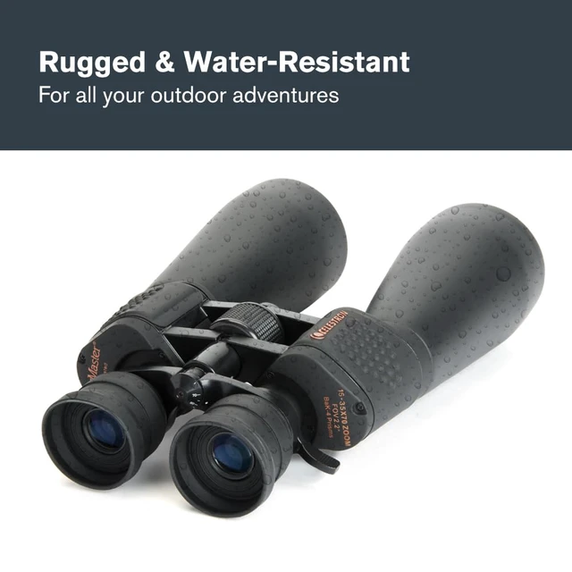 Alt view image 5 of 7 - SkyMaster 15-35x70 Zoom Binoculars Powerful Long-Range Binoculars for Astronomy & Outdoor Use High Magnification up to 35x Includes Tripod Adapter & Case