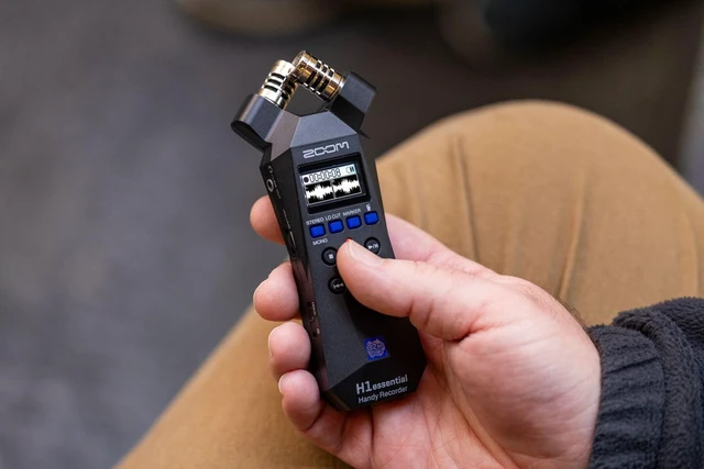 Alt view image 5 of 7 - H1 Essential Handheld Recorder for Musicians, Podcasters & Filmmakers with Stereo Microphones, 32-Bit Float, USB Microphone Mode