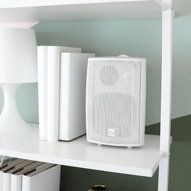 Alt view image 7 of 7 - LU63PW 6.5" 3-Way High Performance Outdoor Indoor Wired Speakers | Effortless Set Up | Home, Pool, Patio, Garage Use | Weather Resistant | Expansive Stereo Sound Coverage | White