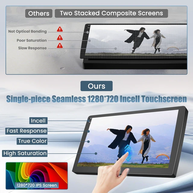Alt view image 4 of 7 - 4+64G Android 15 Radio for Hyundai Elantra 2011-2013, 9" Touchscreen for Elantra Car Stereo, Wireless CarPlay/Android Auto, 5GHz WiFi, Bluetooth 5.0, EQ, GPS, 1280 * 720, Backup Camera