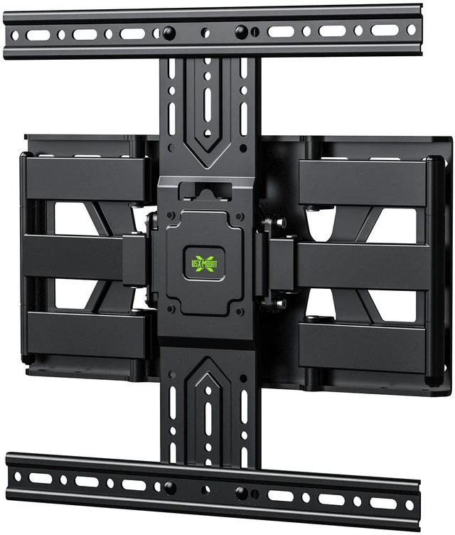 Main image of Ultra Slim TV Wall Mount 37-75 Inch TVs Mount with Swivel and Tilt, Low Profile Full Motion Bracket with Articulating Dual Arms, Up to VESA 400X400 mm Max 16" Wood Studs, Holds 99lbs