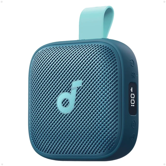 Main image of Boom Go 3i Portable Bluetooth Speaker by Anker, 15W Punchy Sound, 24H Playtime, IP68, BassUp 2.0, Emergency Charging, Bluetooth 6.0, Waterproof Speaker for Hiking/Cycling/Camping (Blue)
