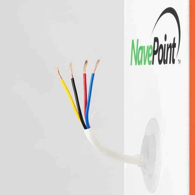 Alt view image 4 of 4 - 250ft in Wall Audio Speaker Cable Wire CL2 14/4 AWG Gauge 4 Conductor Bulk White
