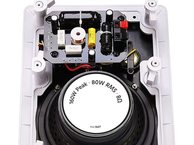 Alt view image 5 of 6 - 3-Way Aramid Fiber In-Wall Speakers - 6.5 Inch (Pair) Titanium Silk Dome Tweeters - Caliber Series