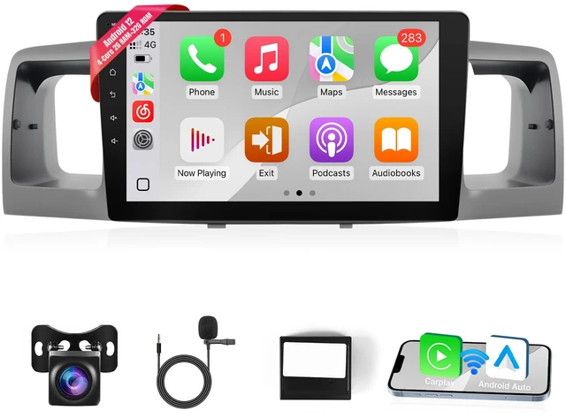 Main image of Car Stereo for Toyota Corolla 2003 2004 2005 2006 2007 2008(Fit J.B.L Version) 9" Touch Screen for Corolla Car Radio Wireless CarPlay Android Auto GPS WiFi Bluetooth FM SWC+Backup Camera