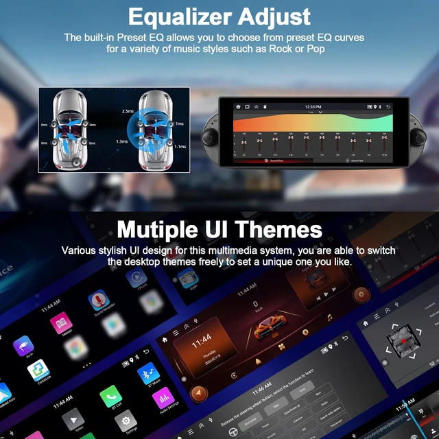 Alt view image 6 of 7 - 2G+64G Android 13 Car Stereo for Volkswagen VW Beetle 2004-2010 with Wireless CarPlay Android Auto 6.86" IPS Touchscreen Car Radio with Bluetooth GPS Navigation WiFi RDS FM Head Unit with Mirror Link