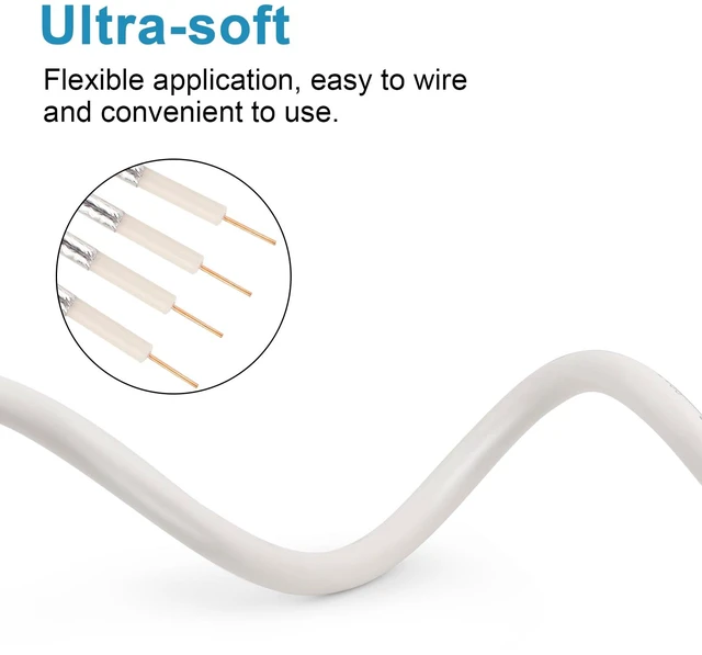 Alt view image 6 of 7 - SMA Extension Cable - 40FT SMA Male to SMA Female Coax Cable Ultra Low-Loss Quad-KMR195 Coaxial Cable Antenna Extension Cable with SMA Connector for 5G Cellular Routers, Gateways, Hotspots