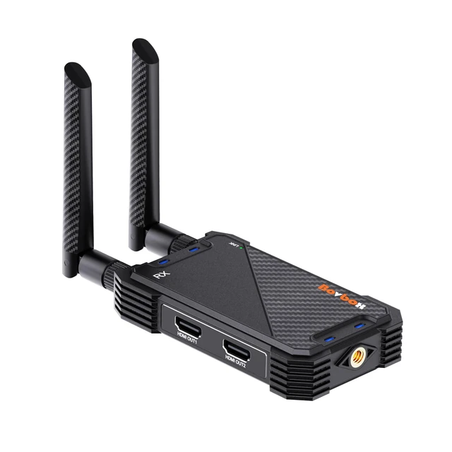 Main image of Wireless HDMI Receiver: 1312ft Wireless HDMI Extender with Loopout, 2.4/5G 1080P Adapter Support IR Remote for Streaming from DSLR,Laptop,Netflix,YouTube to TV/Projector Indoor/Outdoor(RX Only)