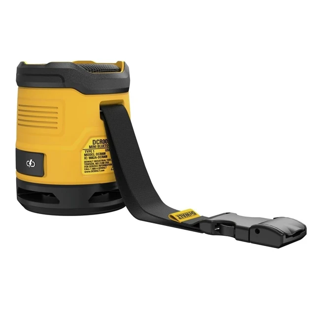 Alt view image 5 of 7 - DEWALT Bluetooth Speaker, USB-C Rechargeable, Jobsite (DCR008)