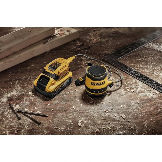 Alt view image 7 of 7 - DEWALT Bluetooth Speaker, USB-C Rechargeable, Jobsite (DCR008)