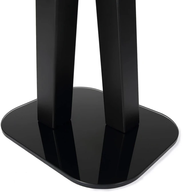 Alt view image 7 of 7 - One Pair Fixed Height Universal Speaker Floor Stands - Black - 600 Series