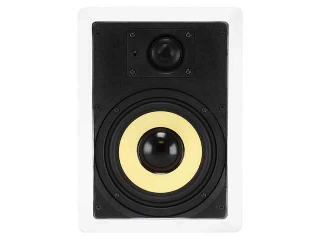 Alt view image 3 of 6 - 2-Way Aramid Fiber In-Wall Speakers - 6.5 Inch (Pair) Titanium Silk Dome Tweeters - Caliber Series