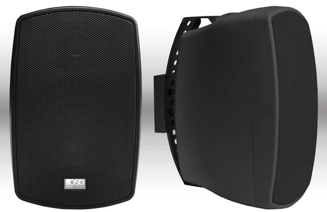 Main image of AP490 4" Outdoor Patio Speaker Pair, 60W RMS and 70V, IPX6 Weather Resistant, Full Motion Bracket, Black