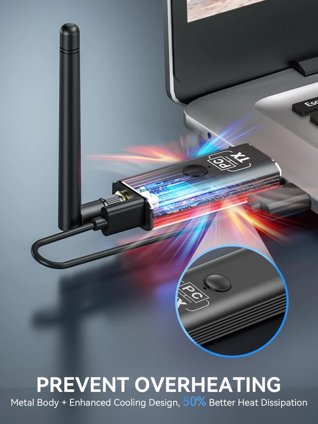 Alt view image 7 of 7 - Wireless HDMI Transmitter and Receiver Kit, 1 Transmitter + 2 Receivers 4K Input to 1080P HD Output for Video and Audio, 492FT Long-Lasting Portable Plug & Play for PC/Projector/TV Box/Laptop
