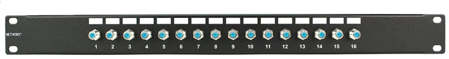 Main image of Networx Coaxial Patch Panels (16 Port, F-Connector 3ghz)