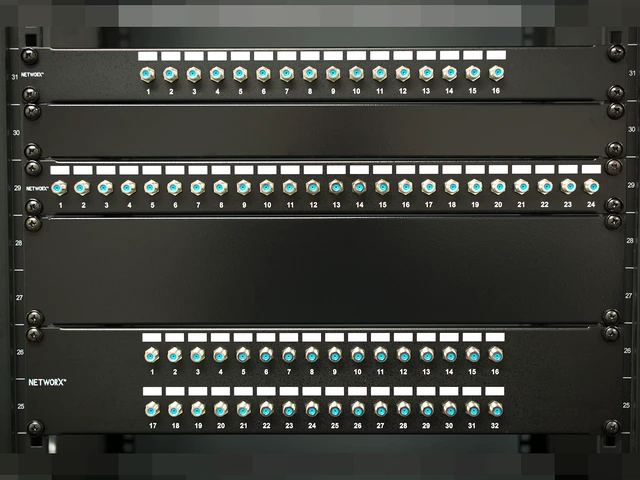 Alt view image 3 of 3 - Networx Coaxial Patch Panels (16 Port, F-Connector 3ghz)