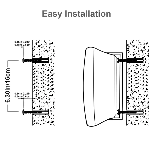 Alt view image 6 of 7 - 5.25 Inches Passive Outdoor Speakers Wired Waterproof, 300 Watts Wall Mount Speakers All Weather for Patio Indoor Deck Countryard (1 Pair, Black)