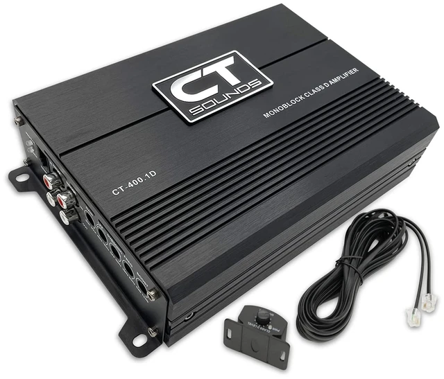 Main image of CT-400.1D Compact Class D Car Audio Monoblock Amplifier, 400 Watts RMS
