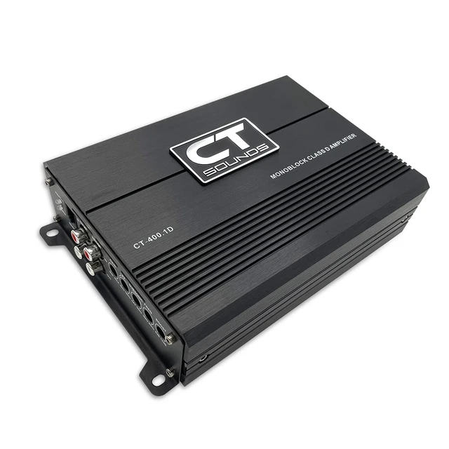 Alt view image 3 of 4 - CT-400.1D Compact Class D Car Audio Monoblock Amplifier, 400 Watts RMS
