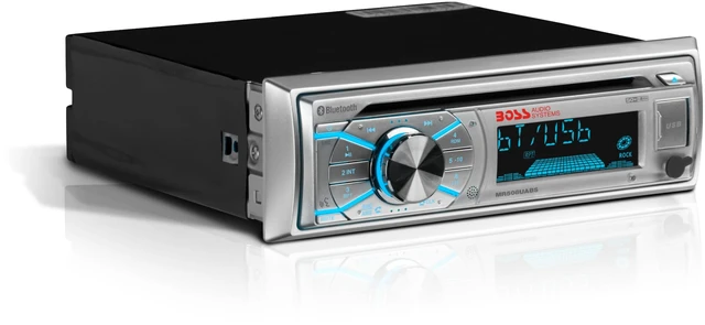 Main image of MR500UABS Marine Boat Stereo Single Din, Bluetooth, CD DVD Player, AM/FM Radio Receiver, USB
