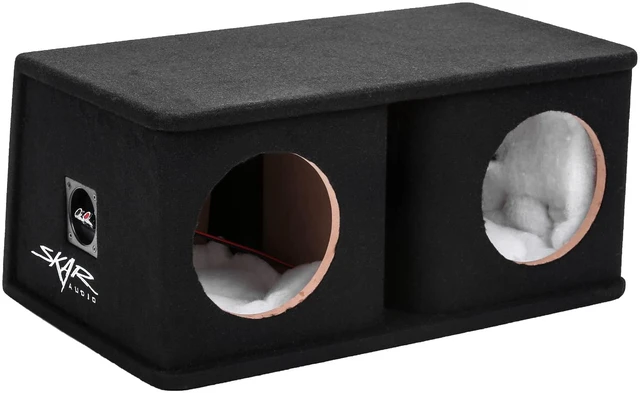 Main image of SK2X8V Dual 8" Universal Fit Ported Subwoofer Enclosure