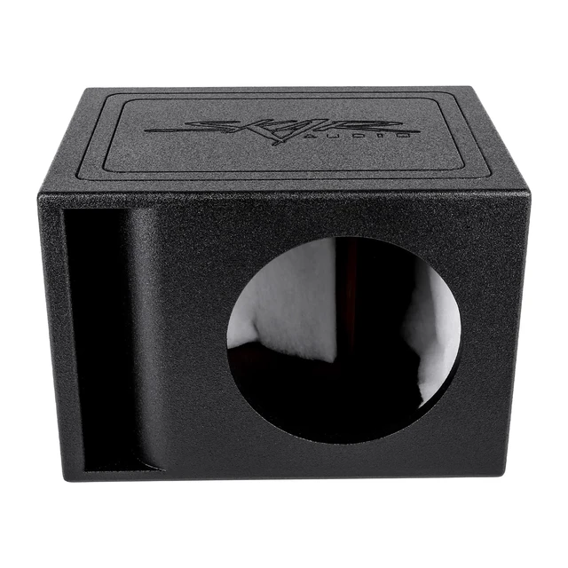 Alt view image 2 of 4 - AR1X10V Single 10" Universal Fit Armor Coated Ported Subwoofer Box with Kerf Port