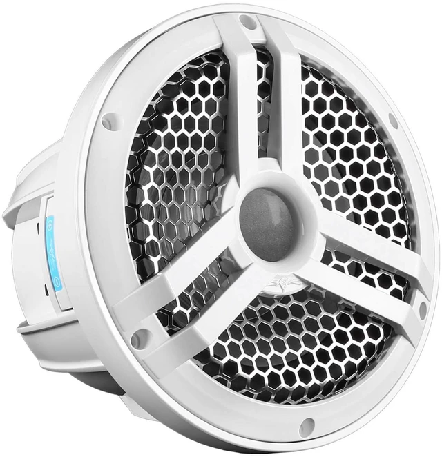 Main image of SKM8WD2 8" 500W Max Power Dual 2 Ohm Marine Subwoofer (White)