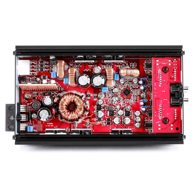 Alt view image 5 of 7 - SK-M4004D Compact Full-Range Class D 4 Channel Car Amplifier, 400W