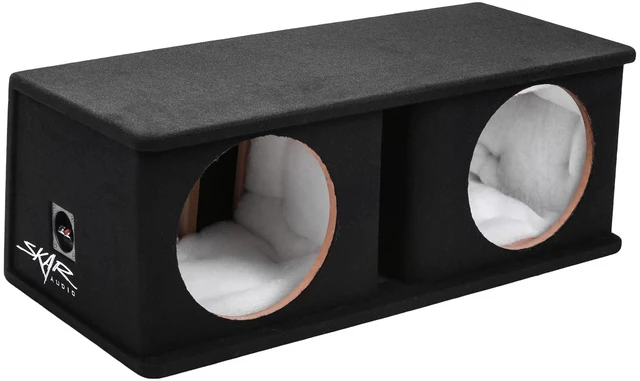 Main image of SK2X12V Dual 12" Universal Fit Ported Subwoofer Enclosure