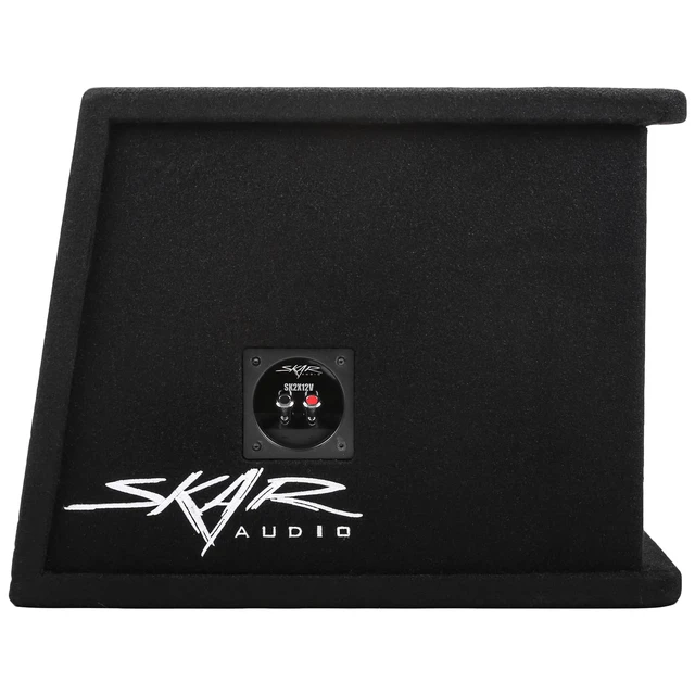 Alt view image 3 of 7 - SK2X12V Dual 12" Universal Fit Ported Subwoofer Enclosure