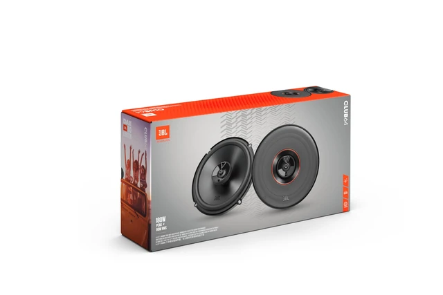 Alt view image 6 of 6 - Club 64-6-1/2" (160mm) Two-Way Car Speaker, 60W RMS, 180W Peak, Sensitivity (@ 2.83V): 93dB, Frequency Response: 48Hz 21kHz, Nominal Impedance: 3.0 ohms