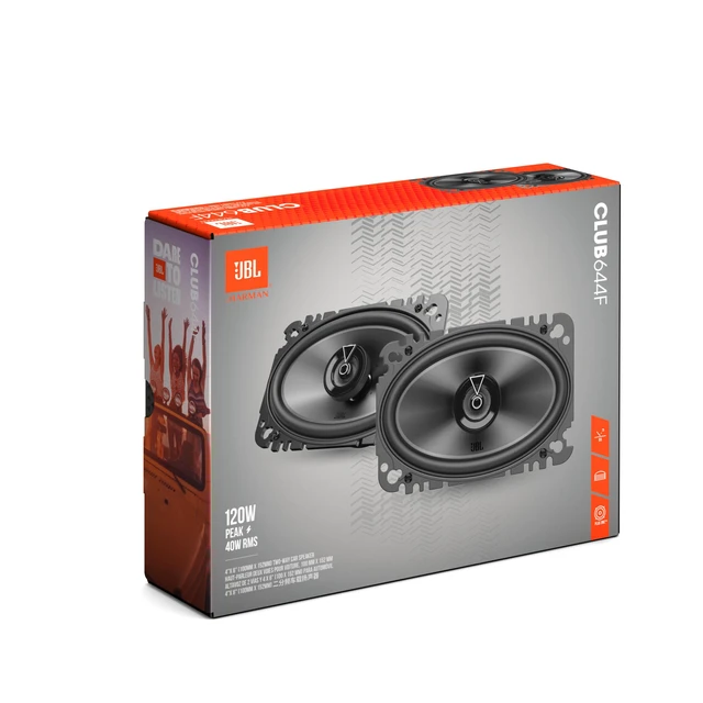 Alt view image 5 of 5 - Club 644F - 4"x 6" (100mm x 152mm) Two-Way Car Speaker, 40W RMS, 120W Peak, Sensitivity (@ 2.83V): 92dB, Frequency Response: 75Hz 20kHz, Nominal Impedance: 3.0 ohms
