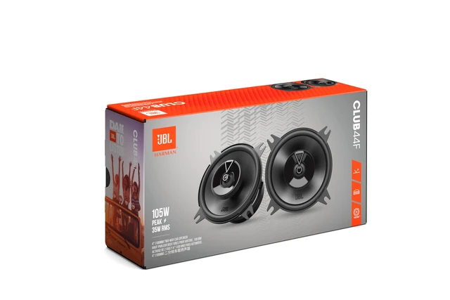 Alt view image 5 of 5 - Club 44F - 4" (100mm) Two-Way Car Speaker, 35W RMS, 105W Peak, Sensitivity (@ 2.83V): 90dB, Frequency Response: 75Hz 20kHz, Nominal Impedance: 3.0 ohms