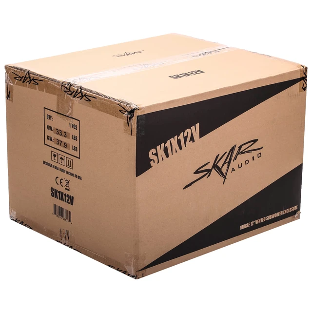 Alt view image 6 of 7 - SK1X12V Single 12" Universal Fit Ported Subwoofer Enclosure