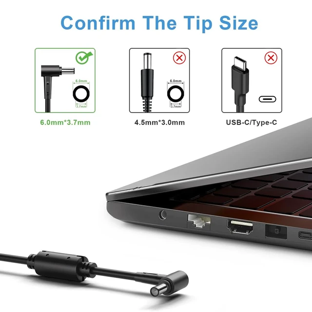 Alt view image 2 of 6 - 280W Laptop Charger Compatible with Asus Rog Strix G18 G17 G16 G15 Laptop adp-280eb b Charger adp-280eb f Charger adp-280bb b Power Supply Adapter Cord