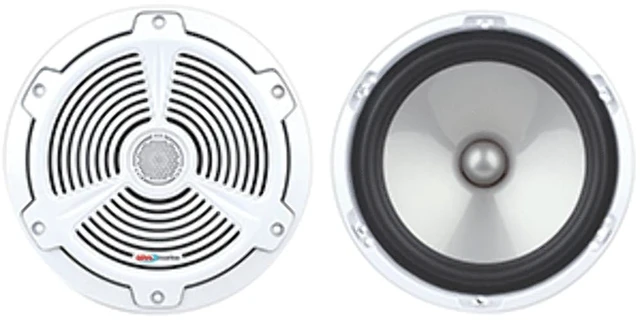 Main image of MR752C 7.5 inch Marine Boat Stereo Speakers - 400 Watts (per pair), Coaxial, 2 Way, Full Range, 4 Ohms, Weatherproof, Sold in Pairs
