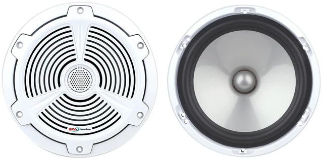Alt view image 2 of 7 - MR752C 7.5 inch Marine Boat Stereo Speakers - 400 Watts (per pair), Coaxial, 2 Way, Full Range, 4 Ohms, Weatherproof, Sold in Pairs