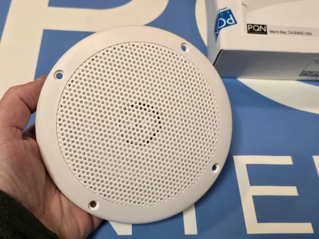 Alt view image 6 of 7 - ECO50-4W Waterproof Marine Speakers - RV, Camper, Boat, Wall and Floor Outdoor Speakers