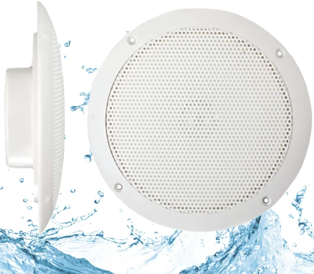 Alt view image 3 of 7 - ECO50-4W Waterproof Marine Speakers - RV, Camper, Boat, Wall and Floor Outdoor Speakers