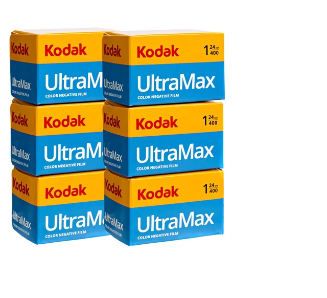 Alt view image 7 of 7 - Kodak Ultramax 400 35mm Film Roll (24 Exposures) 6 Rolls + Sturdy Tiger Film Storage Case