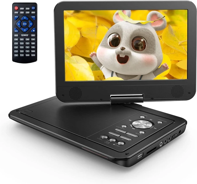 Main image of 12.5" Portable DVD Player, 10.5" HD Screen for Kids and Car Trip, 6H Easy Setup for Kids & Elderly, All-Region Playback, Headphone Jack, AV-IN/AV-OUT, Not Support Blu-ray