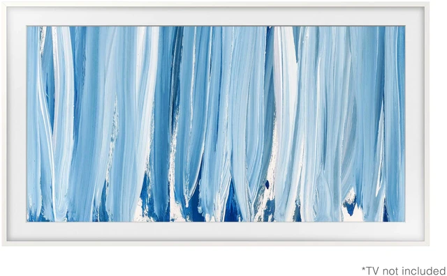 Alt view image 7 of 7 - 55" The Frame Customizable Bezel (2026 Model), Magnetic, Easy Installation, VG-SCFH55WTBZA, Modern White