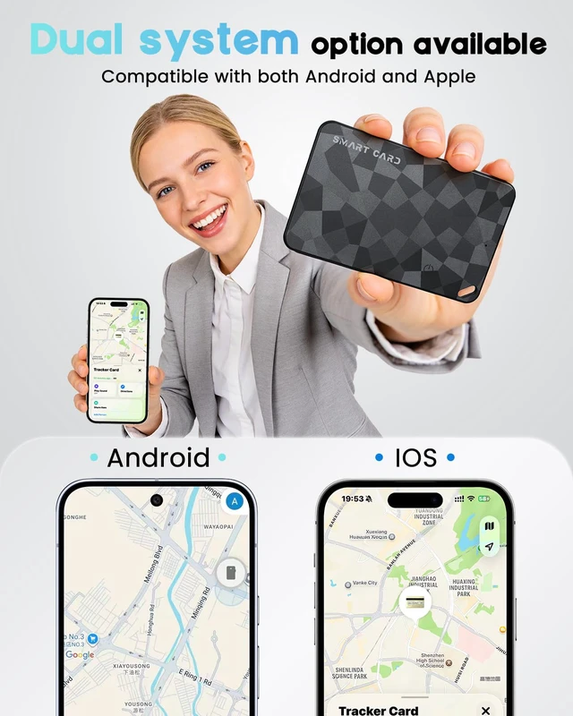 Alt view image 3 of 7 - (4 Pack) 2026 Wallet Tracker Card (iOS and Android) Slim Tracking Card, 6-12 Years Battery Bluetooth Smart Card, Work with Apple Find My & Google Find Hub, GPS Locator for Passports, Keys, Backpack