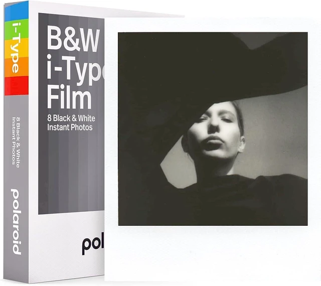 Alt view image 2 of 7 - Polaroids Black & White Instant Film, 5 Pack, 40 Photos, B&W Film Works with Polaroid i-Type Cameras, Now, Now+, I-2, & Lab, Bundle with a Lens Cleaning Cloth