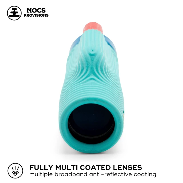 Alt view image 2 of 7 - Zoom Tube 8x32 Monocular, 8X Magnification Telescope, Bak4 Prism, Wide Field of View for Bird Watching, Backpacking & Wildlife Viewing - Tahitian Blue